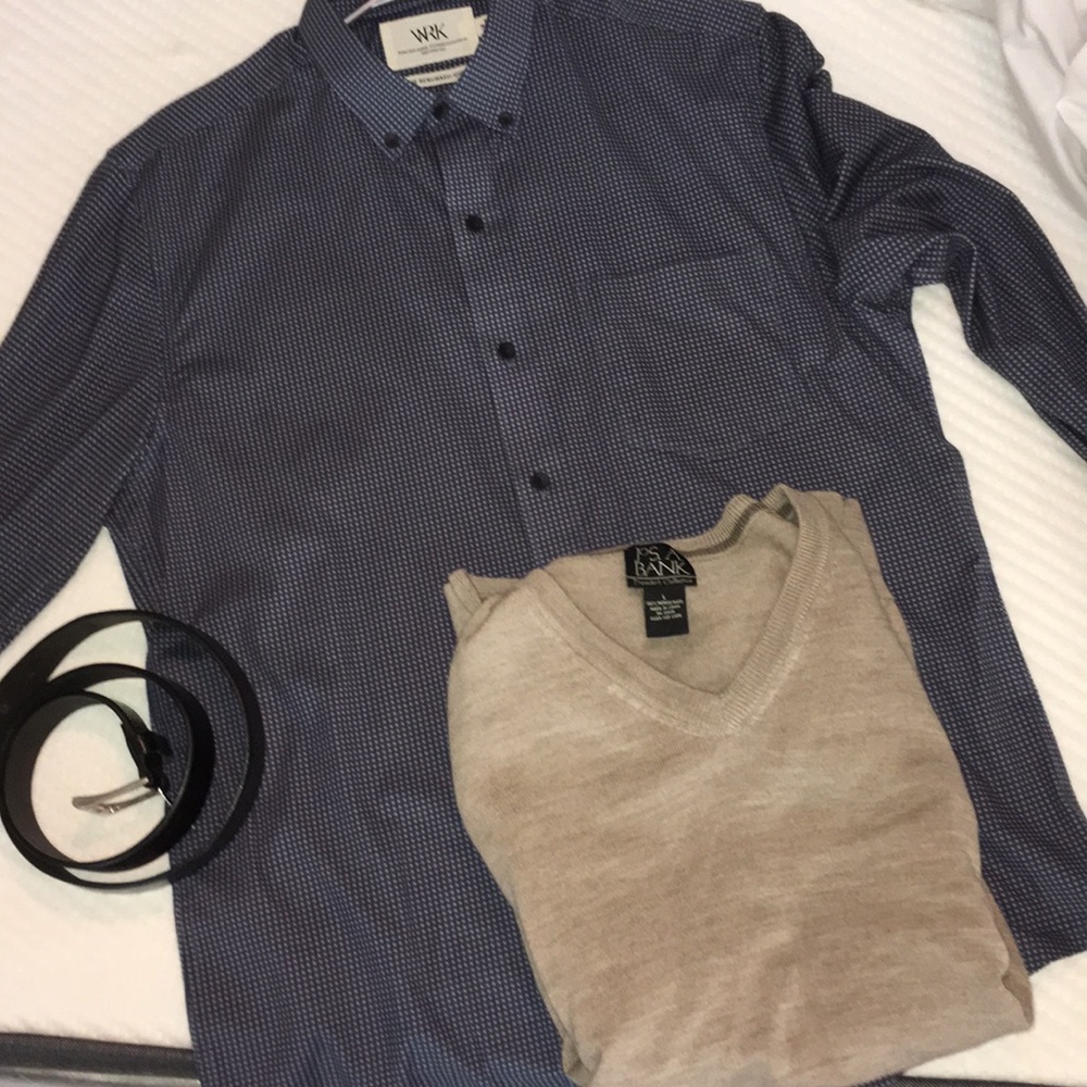 Bundle and save!  “The Reworked Shirt” w/ Merino
